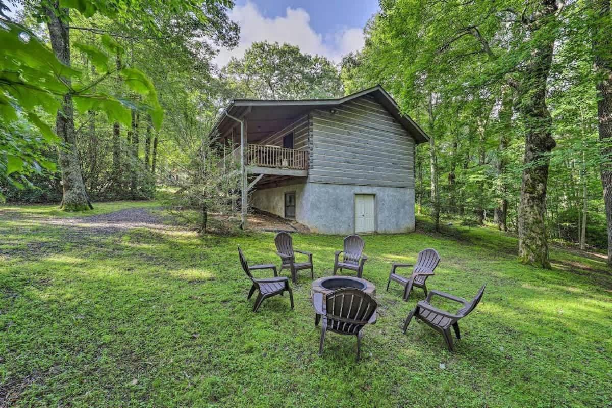 Cozy 'Grey Fox' Cabin Between Boone & Blowing Rock Exterior foto