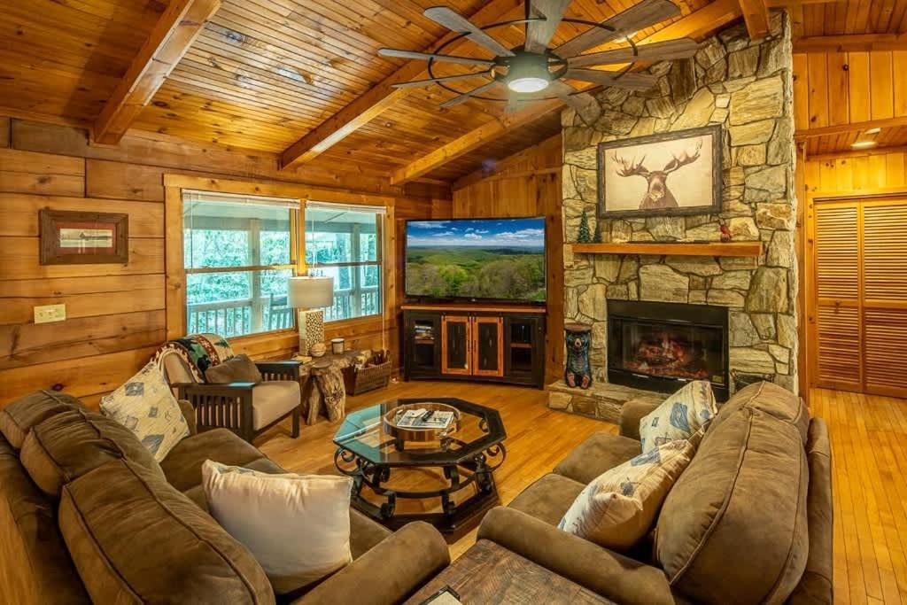 Cozy 'Grey Fox' Cabin Between Boone & Blowing Rock Exterior foto